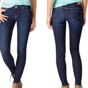 Aeropostale Ashley Ultra Skinny stretch jeans blue denim size 00 XXS 25 waist